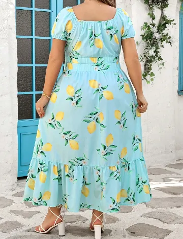 Rochie lunga SHEIN CURVE, albastru