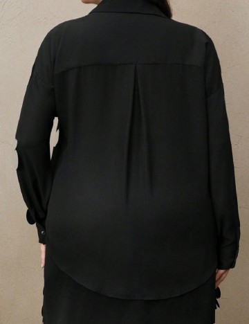 Camasa Anewsta Curve, negru