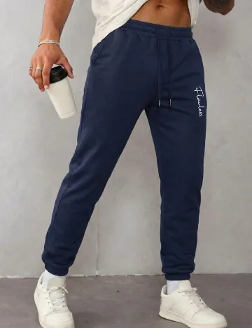 Pantaloni SHEIN, bleumarin
