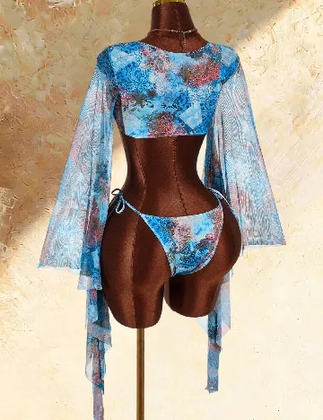 Costum de baie SHEIN, albastru