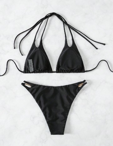 Costum de baie SHEIN, negru