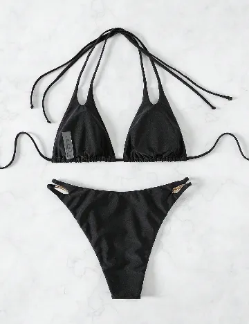 Costum de baie SHEIN, negru