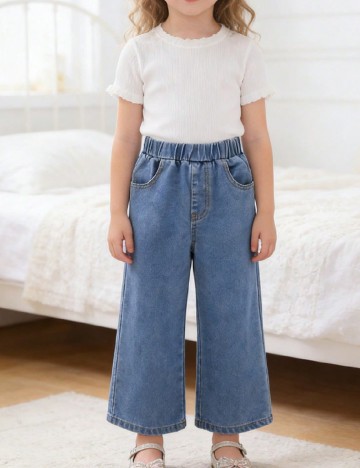 Blugi Shein Kids, albastru