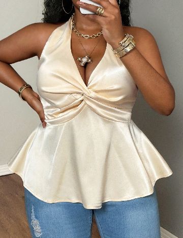 Bluza SHEIN CURVE, crem