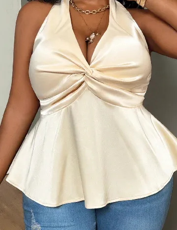 Bluza SHEIN CURVE, crem