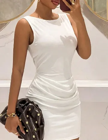 Rochie scurta SHEIN, alb