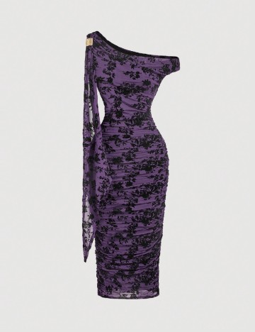 Rochie medie SHEIN, mov