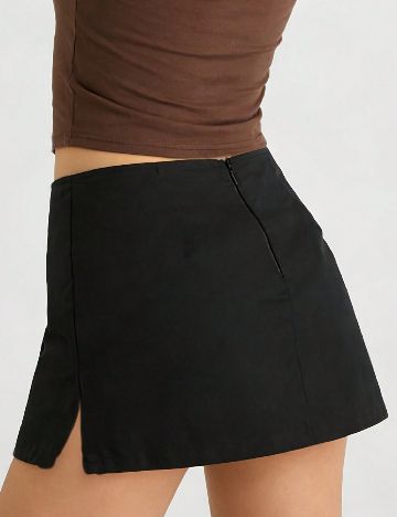 Fusta pantalon SHEIN, negru