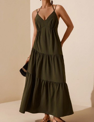 Rochie lunga SHEIN, verde