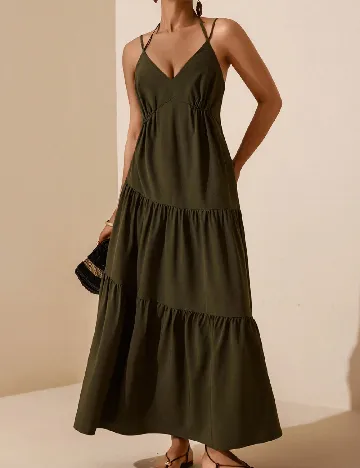 Rochie lunga SHEIN, verde