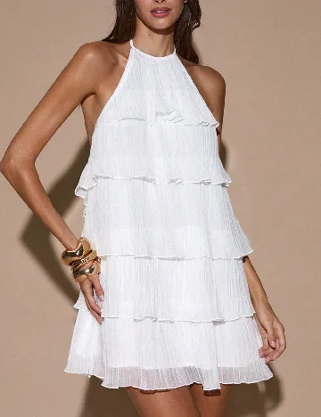 Rochie scurta SHEIN, alb