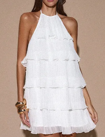Rochie scurta SHEIN, alb