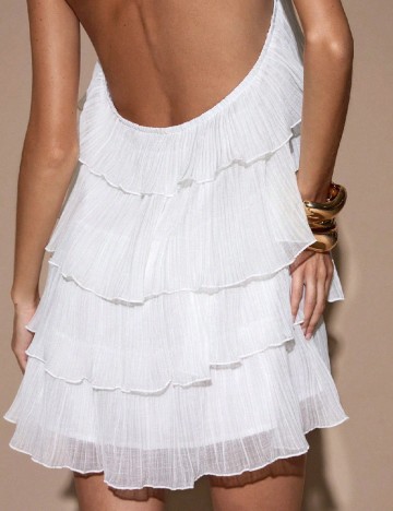 Rochie scurta SHEIN, alb