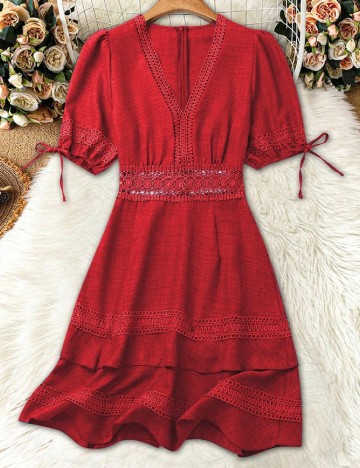 Rochie scurta SHEIN, rosu