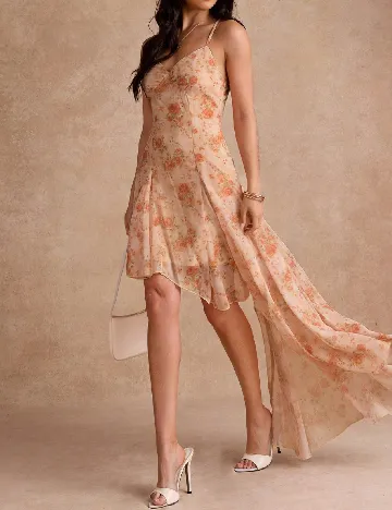 Rochie scurta SHEIN, portocaliu