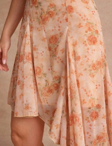 Rochie scurta SHEIN, portocaliu