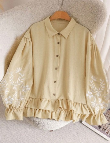 Camasa SHEIN CURVE, crem