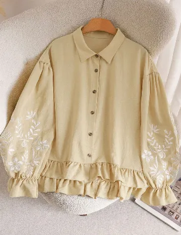 Camasa SHEIN CURVE, crem