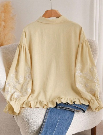 Camasa SHEIN CURVE, crem