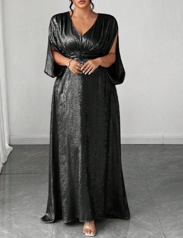 Rochie lunga SHEIN CURVE, negru