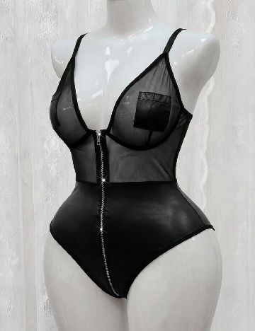 Body SHEIN CURVE, negru