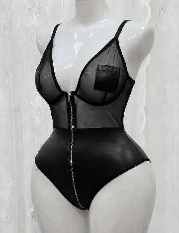 Body SHEIN CURVE, negru