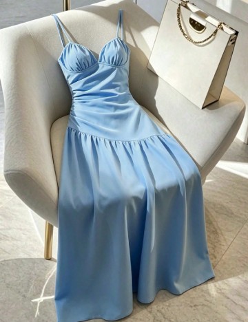 Rochie lunga SHEIN, bleu