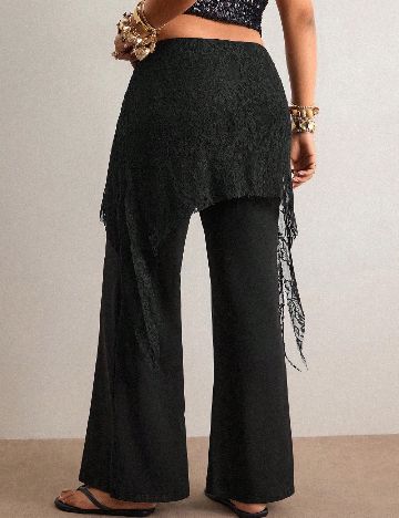 Pantaloni SHEIN CURVE, negru