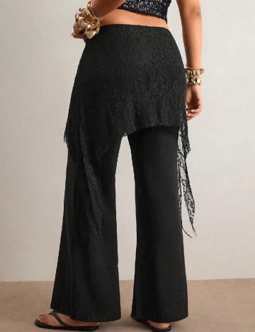 Pantaloni SHEIN CURVE, negru