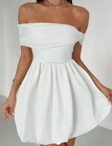 Rochie scurta SHEIN, alb