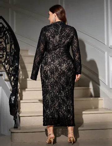 Rochie medie SHEIN CURVE, negru