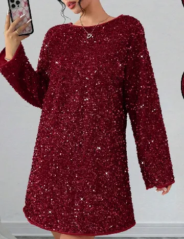 Rochie scurta SHEIN, rosu