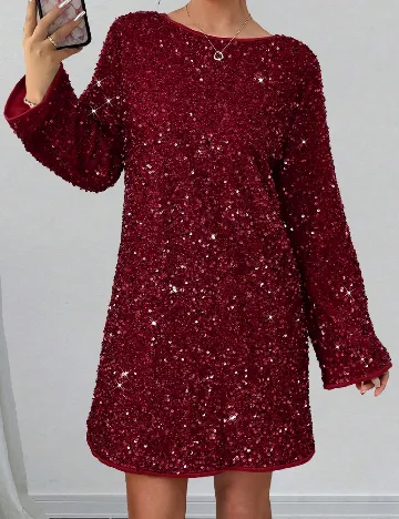 Rochie scurta SHEIN, rosu