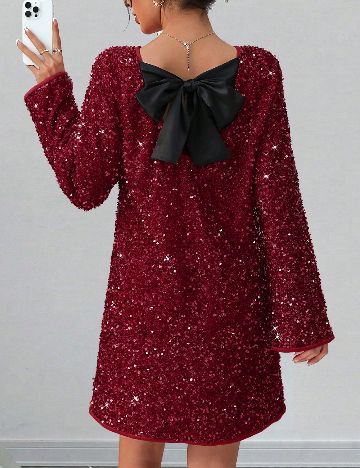 Rochie scurta SHEIN, rosu