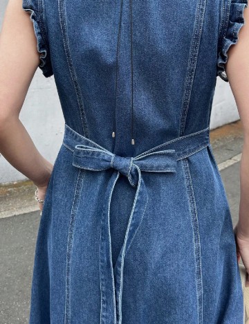 Rochie lunga Friful, albastru