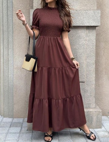 Rochie lunga SHEIN, maro