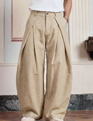 Pantaloni SHEIN, maro