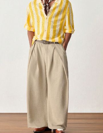 Pantaloni SHEIN, maro