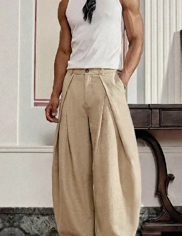 Pantaloni SHEIN, maro
