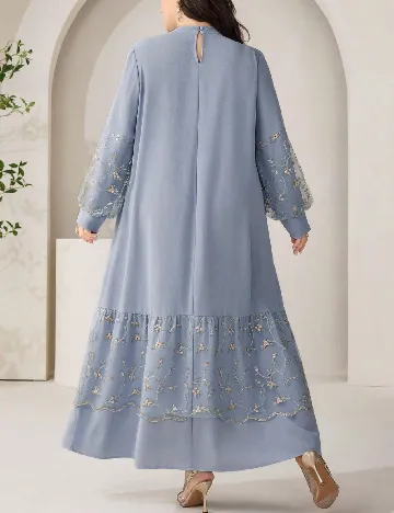 Rochie lunga SHEIN CURVE, albastru