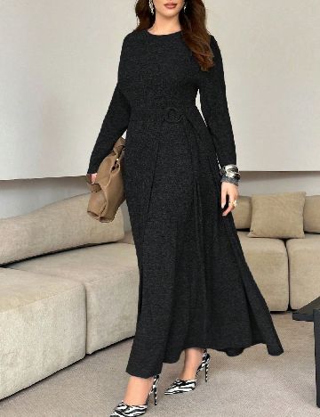 Rochie lunga SHEIN CURVE, negru