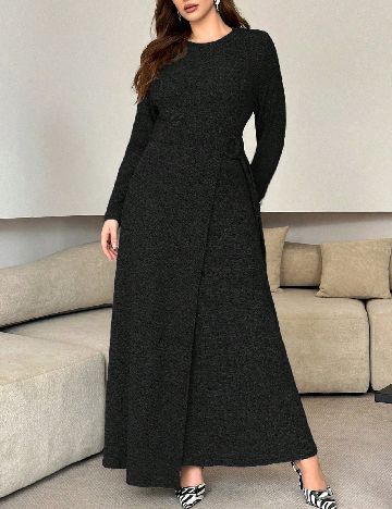 Rochie lunga SHEIN CURVE, negru