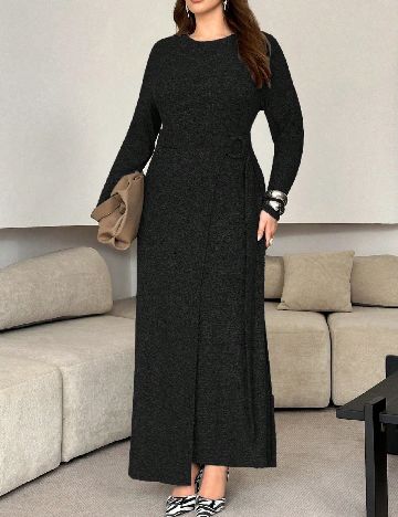 Rochie lunga SHEIN CURVE, negru