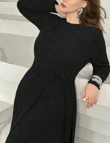 Rochie lunga SHEIN CURVE, negru