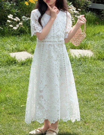 Rochie Dazy Kids, alb