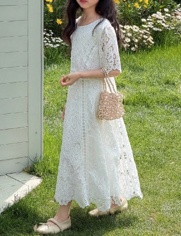 Rochie Dazy Kids, alb