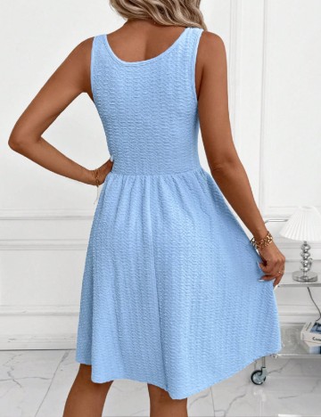 Rochie scurta SHEIN CURVE, bleu