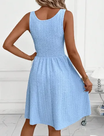 Rochie scurta SHEIN CURVE, bleu