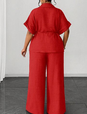 Compleu SHEIN CURVE, rosu