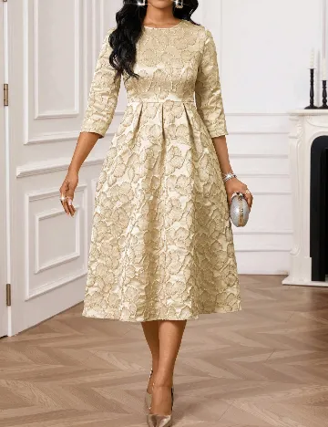 Rochie medie SHEIN, crem